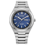 CITIZEN Integreeritud Super Titanium&trade; Seeria 100m Veekindel P&auml;ikeseenergia Kvarts Super Titaniumist Rihm Meeste K&auml;ekell Sinine T&auml;hik AW0130-85L sinine