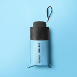 Kaasaskantav UV-kaitsega v&auml;ike vihmavari Lame k&auml;epide P&auml;ike Vihm Mini-vihmavari Tuulekindel Kerge Taskuvihmavari Vihmavarustus (Blue,iron&8K) sinine