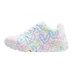 Skechers T&uuml;drukute Uno Mugavad Mitmek&uuml;lgsed Vastupidavad Hingavad Madalad Vabaajas Jalan&otilde;ud Laste toss Valge 314064L-WPTQ 30