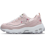 Skechers DLites 1.0 Kangas S&uuml;nteetiline nahk Veisenahast split nahk Retro Vabaaja Vastupidav Madalad isa tossud Naiste tossud Heleroosa 11977-LTPK 36