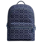COACH Charter Denim Vasikanahaga Seljakott Suur Meeste Tume Sinine Basic Set (Bag + Dustproof Bag) tumesinine v&auml;rv