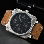 Meeste k&otilde;rgekvaliteediline ruudukujuline mehaaniline kodukell T&auml;isautomaatne meeste kell