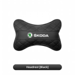 KNHX6 1 tk Nahast Autoistme Seljatoe Peatoe Kaelapadi Skoda Octavia Superb Rapid Kodiaq Karoq Fabia Kamiq Enyaq Citigo Yeti Scala jaoks