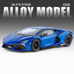 1:24 Lamborghini Revuelto Sulamist Sportauto Mudel Die-cast Metall Rada Super V&otilde;idus&otilde;iduautod Autode Mudel Heli ja Valgus Laste Kingitused sinine