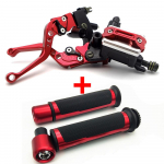 Mootorratta k&auml;epide ja; Mootorratta piduripumba siduri hoob SUZUKI gsf 650 v strom 650 gsx600f sv 650s gn 250 m50 escudo jaoks Grip-Black