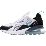 Nike Air Max 270 amortisatsioon Kulumiskindel amortisatsioon, Kulumiskindel madal top Laste korvpallijalatsid Valge 943345-101 36 black