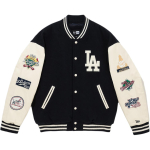 New Era FW24 MLB Los Angeles Dodgers N&ouml;&ouml;pidega Pikkade Varrukatega Logo T&auml;htedega Vabaaja Mugav Pesapallis&auml;rk Unisex Topp Tumesinine 14397939 M