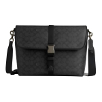 COACH League kunstnahast &otilde;lakott, crossbody kott suur meeste s&ouml;emust must CDC88-QBMI5 One Size 1