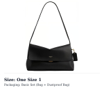 COACH Chelsea Veisenahast &Otilde;lakott Suur Naiste Must CDS58-B4BK One Size 1 black