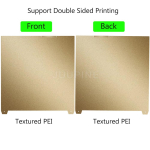 Creality K2 PLUS PEI prindialus tekstuuriga PEI 370x370 PEI vedruterasplekk kuumutatav voodi Creality k2 Plus tarvikutele textured pei beige