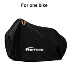 Toptrek Jalgrattakate 210T Kvaliteetne Jalgrattakaitse Mitmeotstarbeline Vihma Lumi Tolmu Veekindel K&otilde;ikide Ilmastikutingimuste Kaitsekatted for 1 bike black