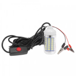 12 V 15 W veealuse kalap&uuml;&uuml;gi attrakti valgusdioodlamp kalaotsimiss&uuml;steemi valgus 30 jala pikkuse toitejuhtme ja valge