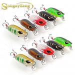 P&uuml;&uuml;gilant ABS 5tk 6cm p&uuml;&uuml;gilant metallist kolmiku konksuga s&ouml;&ouml;t Kalas&ouml;&ouml;t kalap&uuml;&uuml;givahendite jaoks 5Pcs Lure&Box