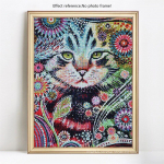 Teemantmaaling Loomade DIY Religioon Rhinestone Mosaiic Teemanttikandid 20X30CM