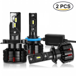 2tk H1 H4 H7 LED H11 H3 HB3 9005 HB4 9006 LED auto esitule pirnid Canbus veavaba 20000LM 6500K Mini Auto Esilamp 12V 24V H11