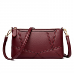 Naiste kott Messengeri kott v&auml;ike kott &otilde;lg k&auml;es, et v&otilde;tta lihtne metsik pehmest nahast k&auml;ekott burgundiapunane