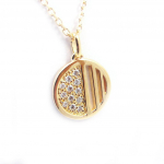 Altesse [G2246] - Collier Plaqu&eacute; Or 'D&eacute;esse' blanc valge