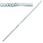 Les Tr&eacute;sors De Lily [H6581] - Bracelet Argent 'Identit&eacute;' 18 cm 4 mm h&otilde;be