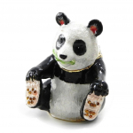 Les Tr&eacute;sors De Lily [I5610] &ndash; ehtekarp 'Ma&icirc;tre Panda' must valge must