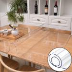 1 mm l&auml;bipaistev lauakate Veekindel PVC libisemiskindel laudlina kaitse 60*90cm