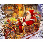 Teemantmaaling J&otilde;uluvana kingib kingituse Teemanttikandid Ikoonid Teemantmaal 20X30CM