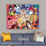 T&auml;ielik 5D Teemantmaali Koomiksikollektsioon S&otilde;dalane Tikand Ristpistes Kodukaunistus K&auml;sitsi valmistatud 20X25CM