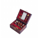 1:12 Nukumaja tarvikud Mini ehtekarp Nukumaja miniatuurid DIY miniatuurid Nukumaja m&ouml;&ouml;bel M&auml;nguasjamaja jewelry box