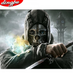 Teemantmaaling t&auml;is&uuml;mmargune juga ristpistes teemanttikandid maastik 5D DIY kivimosaiik kodukaunistus 20X30CM