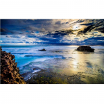 5D Teemantmaal ue Ookeani Teemanttikandid Ristpistes Kodukaunistus K&auml;sitsi valmistatud kingitused Round 20x30cm