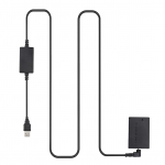 Andoer DR-E12 USB-toitekomplekti alalisvoolu&uuml;henduse t&uuml;hipatarei LP-E12 aku asendamine USB-alalisvooluga must