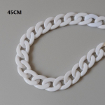 Moodne naiste kott aksessuaariosad valge punane lilla roheline komm akr&uuml;&uuml;lvaigust kett Armas rihm Naiste &otilde;lg armas sidurikett 45CM valge