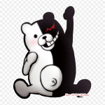 Monokuma kleebised Danganronpa 2 Goodbye Despair Danganronpa V3 Prindi kleebis riietele Tee ise termokleebised T-s&auml;rkidele.