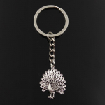 Moodne v&otilde;tmehoidja 29x23 mm lind paabulind paabulinnud Maurya h&otilde;bedased ripatsid DIY meeste ehted auto v&otilde;tmehoidja s&otilde;rmuse hoidik kingituseks h&otilde;be