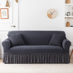 &Uuml;hev&auml;rvilised kaasaegne kvaliteetne euro Jacquard venivad elastsed diivanikatted nurgadiivanile 1/2/3/4 sektsioondiivani kate elutuppa 1 Seater/90*140cm kiltkivi hall v&auml;rv