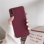 Xiaomi Redmi Note 7 10 8T 8 Pro 6 5 Plus 4 4X 5A 6A &uuml;mbrise pehme silikoonkate jaoks Red mi Note8 8A Note 5 7A 9A 9C 9T 9S 9 Pro jaoks Redmi Note 9 veinipunane v&auml;rv
