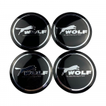4tk Car Styling Wolf Logo ratta keskosa rummu korgi katte kleebis Ford Focus MK1 MK2 MK3 Focus ST RS ratta auto kleebiste embleemile