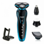 Elektriline pardel Laetav elektriline habemetrimmer meeste habemeajamismasin, m&auml;rg-kuiv kahekordse kasutusega pestav 5in1