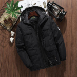 Kaubam&auml;rk Winter Parkas meeste soe paks tuulekindel jope Meeste kvaliteetne mitmetaskuline kapuutsiga mantel Meeste veekindel v&auml;lisriided M -9xl XL