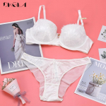 DKGEA tikandid rinnahoidja BCD Cup pits, seksikas aluspesu komplekt Push Up rinnahoidja naistele 70B must