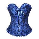 Korsett Rinnakorsett Naiste suures suuruses satiinist rinnakorsett, tikitud G-stringiga topsid Korsett M