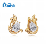 LSOOYH Clip K&otilde;rvar&otilde;ngad Moodne naiste k&otilde;rvar&otilde;ngas Cubic Zirconia Geometry Stud K&otilde;rvar&otilde;ngad Ehted A