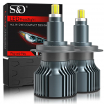 2tk H1 H7 LED 360 20000LM HB3 HB4 9012 HIR2 Led H11 H8 9006 9005 auto esitule pirn Auto udutulede turbo minilamp 6000K valge 9005 HB3