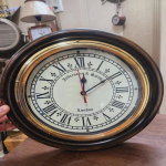 30,48 cm puidust seinakell Nautical Home Decor