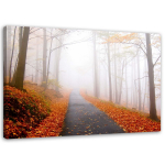 L&otilde;uenditr&uuml;kk Misty Forest Landscape 60x40 oranž