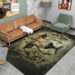 Moodne leopardimustriline vaip p&otilde;randal 3D loomade tr&uuml;kitud suur vaip elutuba pehme k&auml;sn Vannitoa matt Absorbeerib libisemisvastast 150x240cm 1pcs