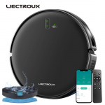 LIECTROUX L200 robottolmuimeja, Mop APP Controliga kodupuhastus, kaardil navigeerimine, 4000PA With APP must