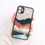 Telefonikott Iphone 13 Pro Maxile, &uuml;mbris Iphone 14 12 11 Pro 13 Minile, X Xs Xr 7 8 Plus Se 2022, maastikukate, k&otilde;va, p&otilde;rutuskindel For iPhone 13 Mini