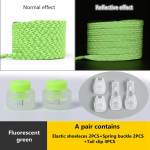 Nr.8 1 paar helkurpaelad, elastsed paelad Tossud Kingapaelad tossudele Lapsed T&auml;iskasvanutele Kiiresti Ilma lipsuta Lamedad kummipaelad Helendav kingapael T1-15---Sky Blue