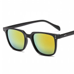 Mood Square Driver P&auml;ikeseprillid Naiste Vintage Varjud p&auml;ikeseprillid Br&auml;ndi Disain Peegel Retro Oculos De Sol Masculino Black Lines