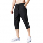 Mehed P&uuml;ksid Mood Elastne v&ouml;&ouml;koht Pingutusp&uuml;ksid Jooksvad Mehed Suvep&uuml;ksid Mehed Sport K&auml;rbitud p&uuml;ksid Meeste riided 3XL